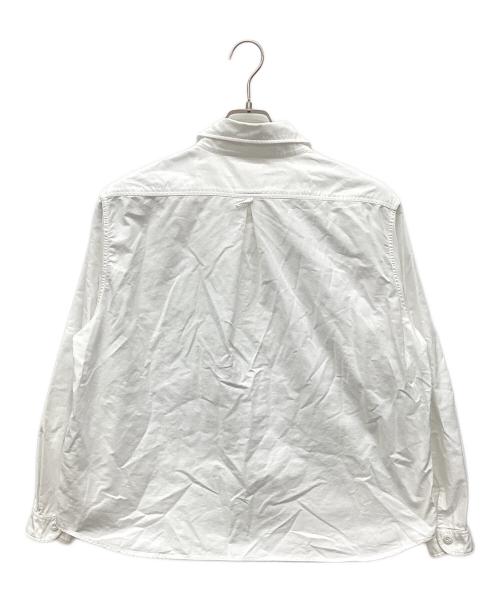 DANTON（ダントン）DANTON (ダントン) プルオーバーシャツ ホワイト サイズ:38の古着・服飾アイテム