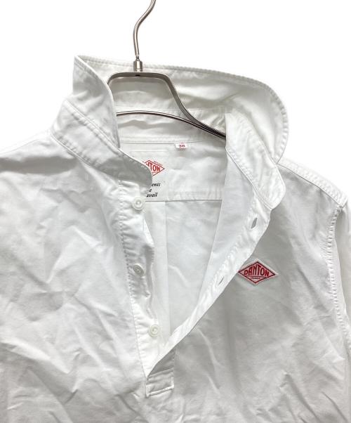 DANTON（ダントン）DANTON (ダントン) プルオーバーシャツ ホワイト サイズ:38の古着・服飾アイテム