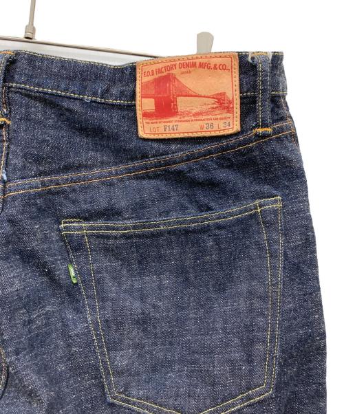 F.O.B FACTORY（エフオービー ファクトリー）F.O.B FACTORY (エフオービー ファクトリー) G3 SELVEDGE DENIM 5P インディゴ サイズ:36の古着・服飾アイテム