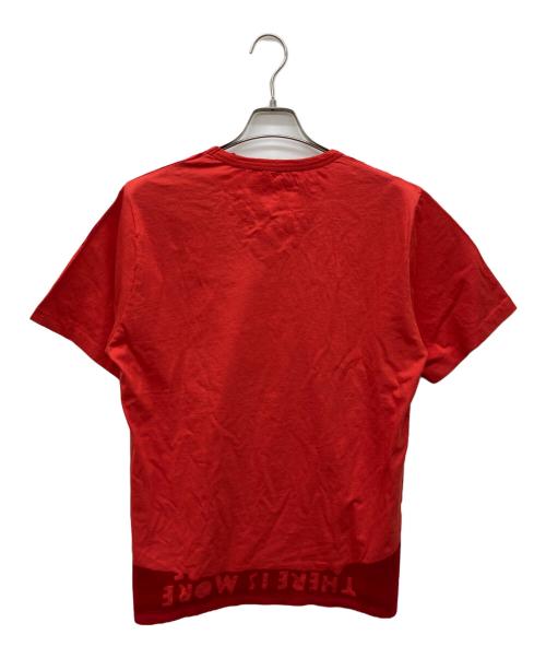 Maison Margiela（メゾンマルジェラ）Maison Margiela (メゾンマルジェラ) フロッキー加工エイズTシャツ レッド サイズ:L 未使用品の古着・服飾アイテム