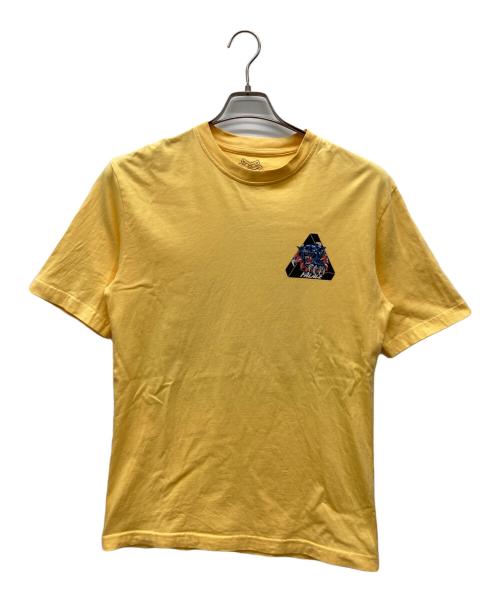 PALACE（パレス）PALACE (パレス) プリントTシャツ イエロー サイズ:Sの古着・服飾アイテム