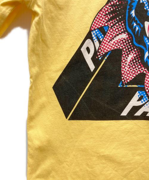 PALACE（パレス）PALACE (パレス) プリントTシャツ イエロー サイズ:Sの古着・服飾アイテム