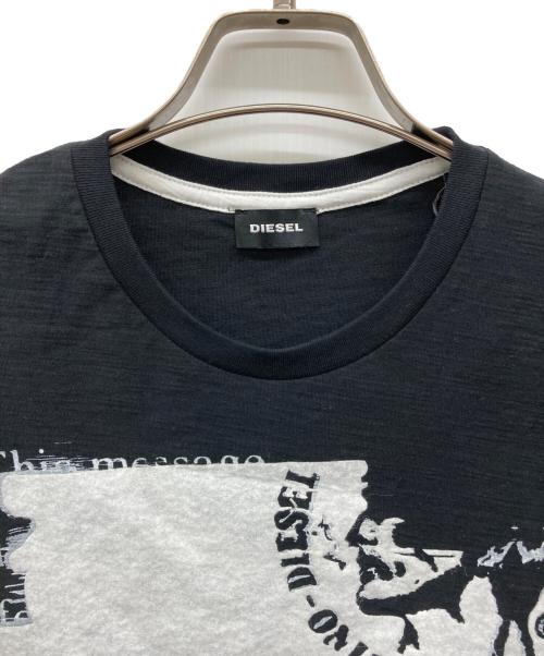DIESEL（ディーゼル）DIESEL (ディーゼル) 長袖Tシャツ ブラック サイズ:Sの古着・服飾アイテム