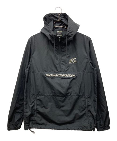 BACK CHANNEL（バックチャンネル）BACK CHANNEL (バックチャンネル) アノラックパーカー ブラック サイズ:Lの古着・服飾アイテム