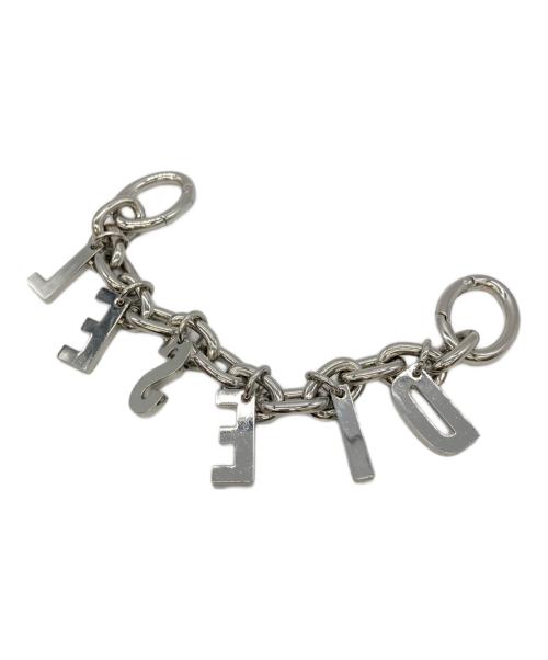 DIESEL（ディーゼル）DIESEL (ディーゼル) クリスタルチャーム シルバーの古着・服飾アイテム