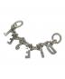 DIESEL (ディーゼル) クリスタルチャーム シルバー：10000円
