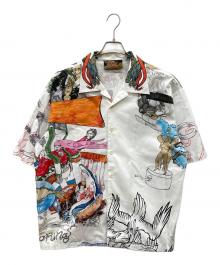 Denham（デンハム）の古着「オープンカラーシャツ」｜ホワイト