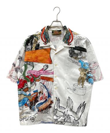 中古・古着通販】Denham (デンハム) オープンカラーシャツ ホワイト