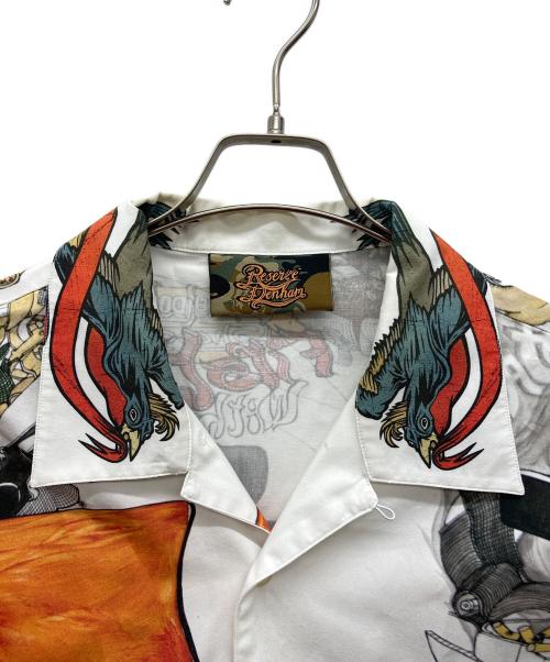 Denham（デンハム）Denham (デンハム) オープンカラーシャツ ホワイト サイズ:Lの古着・服飾アイテム