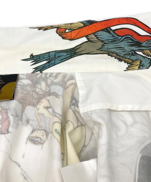 Denham（デンハム）Denham (デンハム) オープンカラーシャツ ホワイト サイズ:Lの古着・服飾アイテム