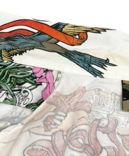 Denham（デンハム）Denham (デンハム) オープンカラーシャツ ホワイト サイズ:Lの古着・服飾アイテム