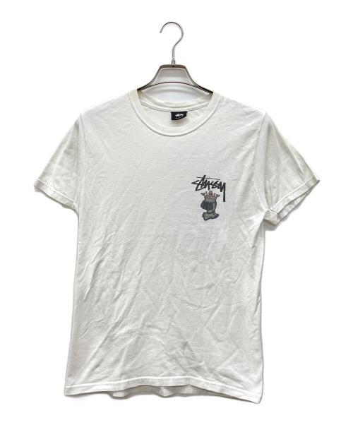 stussy（ステューシー）stussy (ステューシー) KNIGHT Tee ホワイト サイズ:Sの古着・服飾アイテム