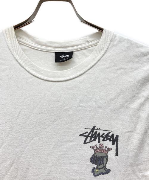 stussy（ステューシー）stussy (ステューシー) KNIGHT Tee ホワイト サイズ:Sの古着・服飾アイテム