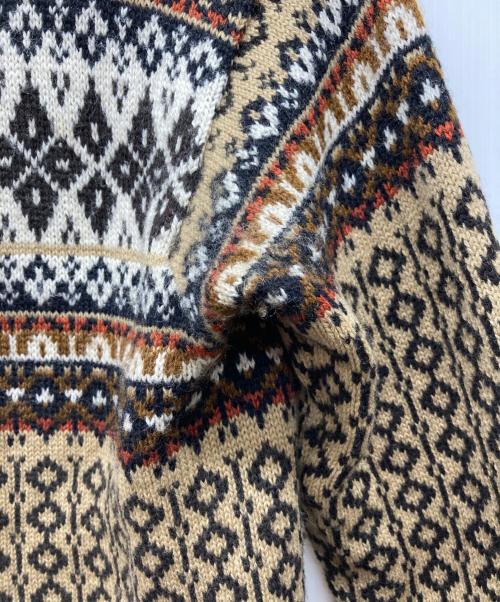 NORLANDER（ノーランダー）norlander (ノーランダー) ノルディックカーディガン ベージュ サイズ:不明の古着・服飾アイテム