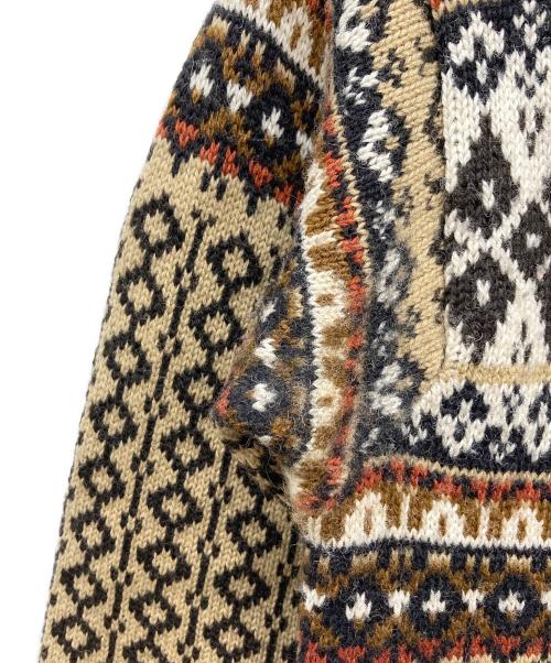 NORLANDER（ノーランダー）norlander (ノーランダー) ノルディックカーディガン ベージュ サイズ:不明の古着・服飾アイテム