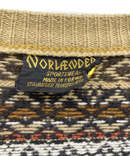 NORLANDER（ノーランダー）norlander (ノーランダー) ノルディックカーディガン ベージュ サイズ:不明の古着・服飾アイテム