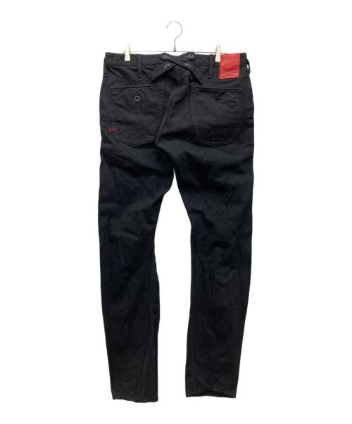 Denham（デンハム）Denham (デンハム) CROSSBACK CARROT FIT ブラック サイズ:W36×L34の古着・服飾アイテム