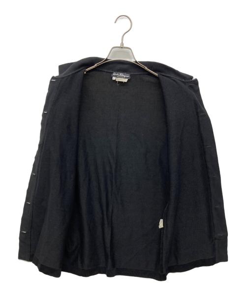 Salvatore Ferragamo（サルヴァトーレ フェラガモ）Salvatore Ferragamo (サルヴァトーレ フェラガモ) ガンチーニボタンシャツ ブラック サイズ:Mの古着・服飾アイテム