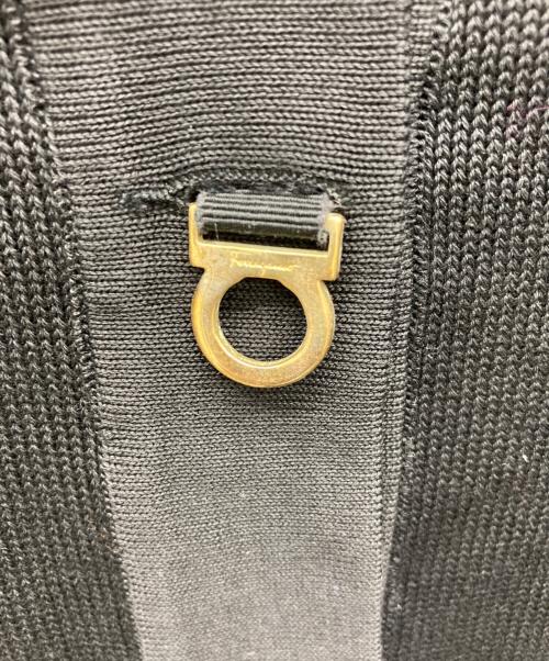 Salvatore Ferragamo（サルヴァトーレ フェラガモ）Salvatore Ferragamo (サルヴァトーレ フェラガモ) ガンチーニボタンシャツ ブラック サイズ:Mの古着・服飾アイテム