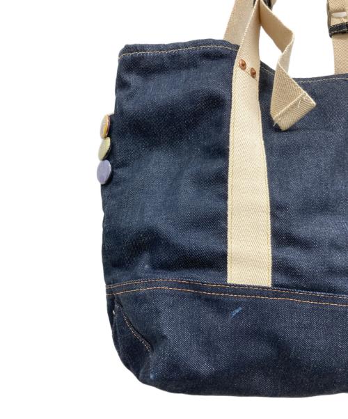 Dry Bones（ドライボーンズ）Dry Bones (ドライボーンズ) 巾着デニムトートバッグ インディゴの古着・服飾アイテム