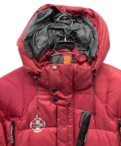 RLX RALPH LAUREN（アールエルエックスラルフローレン）RLX RALPH LAUREN (アールエルエックスラルフローレン) HYBRIGAUGE DOWN JACKET レッド サイズ:XLの古着・服飾アイテム