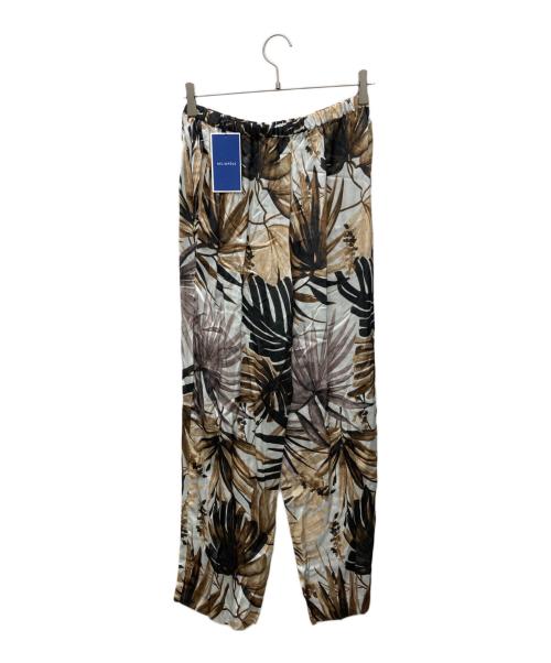 heliopole（エリオポール）heliopole (エリオポール) DEVEAUX BOTANICAL PRINT PANTs ベージュ サイズ:38 未使用品の古着・服飾アイテム