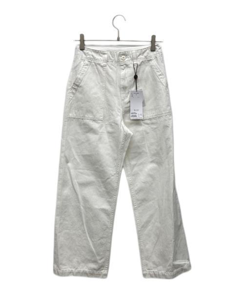 Loungedress（ラウンジドレス）Loungedress (ラウンジドレス) ベイカーパンツ ホワイト サイズ:S 未使用品の古着・服飾アイテム