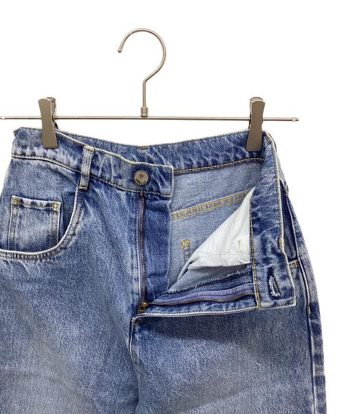 FRAY ID（フレイ アイディー）FRAY ID (フレイ アイディー) ハイブリーチデニムパンツ インディゴ 未使用品の古着・服飾アイテム