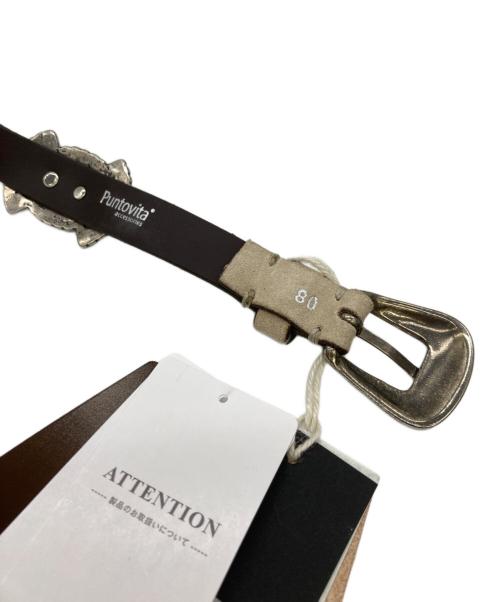 PUNTOVITA（プントヴィータ）PUNTOVITA (プントヴィータ) インディアンベルト ベージュ サイズ:80 未使用品の古着・服飾アイテム