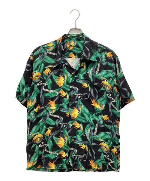 Denham（デンハム）Denham (デンハム) アロハシャツ ブラック サイズ:X-LARGEの古着・服飾アイテム