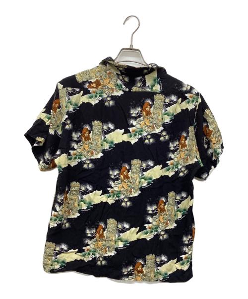 Dry Bones（ドライボーンズ）Dry Bones (ドライボーンズ) アロハシャツ ブラック サイズ:L 40の古着・服飾アイテム