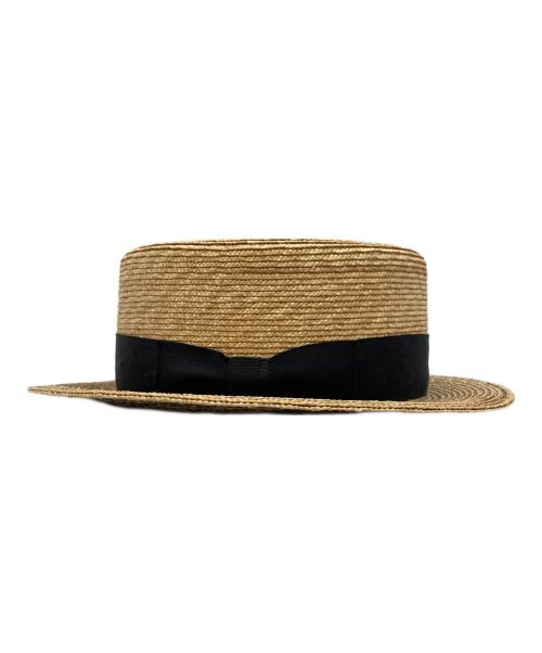 Dry Bones（ドライボーンズ）Dry bones (ドライボーンズ) カンカン帽 ベージュ サイズ:60の古着・服飾アイテム