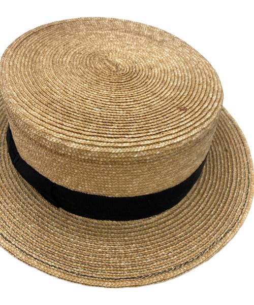 Dry Bones（ドライボーンズ）Dry bones (ドライボーンズ) カンカン帽 ベージュ サイズ:60の古着・服飾アイテム