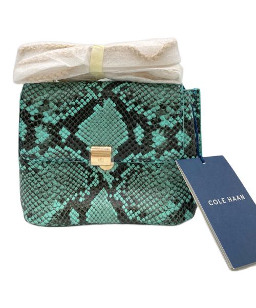 COLE HAAN（コールハーン）COLE HAAN (コールハーン) ミニコンバーチブルチェーンバッグ スカイブルー 未使用品の古着・服飾アイテム