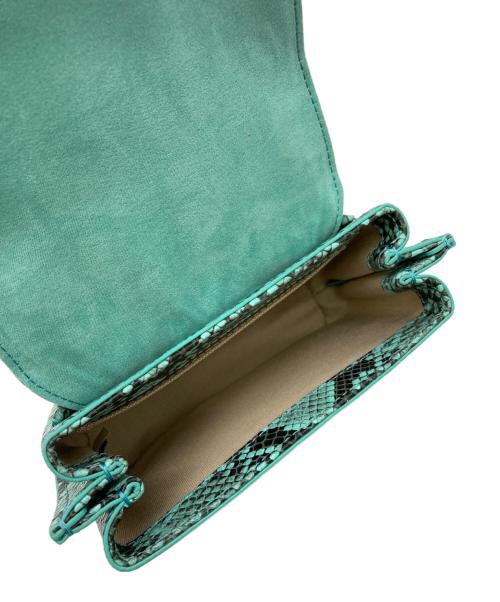 COLE HAAN（コールハーン）COLE HAAN (コールハーン) ミニコンバーチブルチェーンバッグ スカイブルー 未使用品の古着・服飾アイテム