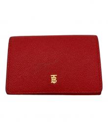 BURBERRY（バーバリー）の古着「3つ折り財布」｜レッド