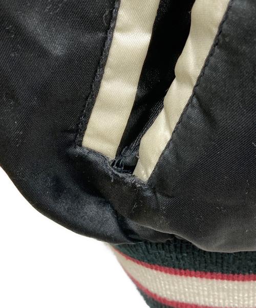 worldwide（ワールドワイド）worldwide (ワールドワイド) スカジャン ブラック サイズ:LARGEの古着・服飾アイテム