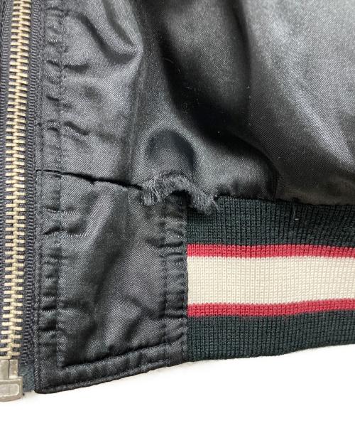 worldwide（ワールドワイド）worldwide (ワールドワイド) スカジャン ブラック サイズ:LARGEの古着・服飾アイテム