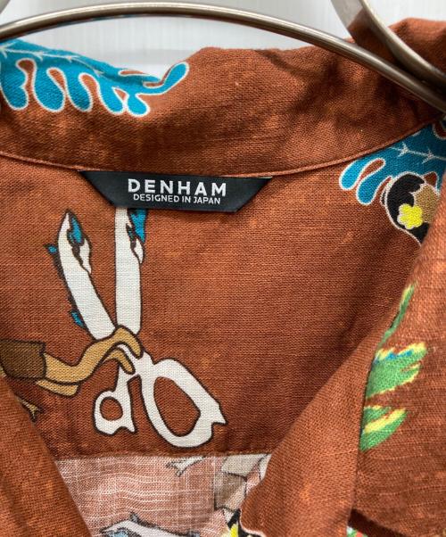 Denham（デンハム）Denham (デンハム) 40’s ALOHA SHIRT ブラウン サイズ:Mの古着・服飾アイテム