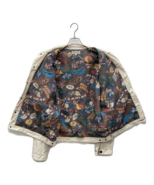 AVIREX（アヴィレックス）AVIREX (アヴィレックス) Type Blue G-JACKET アイボリー サイズ:Lの古着・服飾アイテム