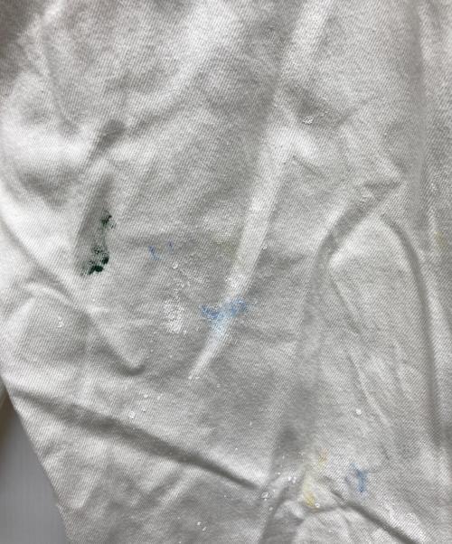 JOHNBULL（ジョンブル）JOHNBULL (ジョンブル) ペンキ加工ダメージデニムパンツ ホワイト サイズ:Mの古着・服飾アイテム