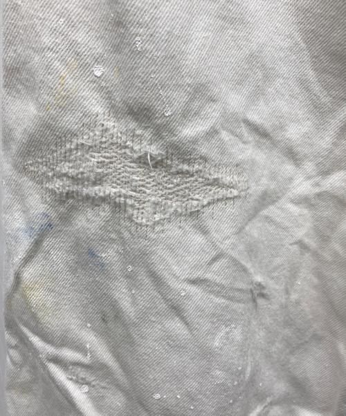 JOHNBULL（ジョンブル）JOHNBULL (ジョンブル) ペンキ加工ダメージデニムパンツ ホワイト サイズ:Mの古着・服飾アイテム