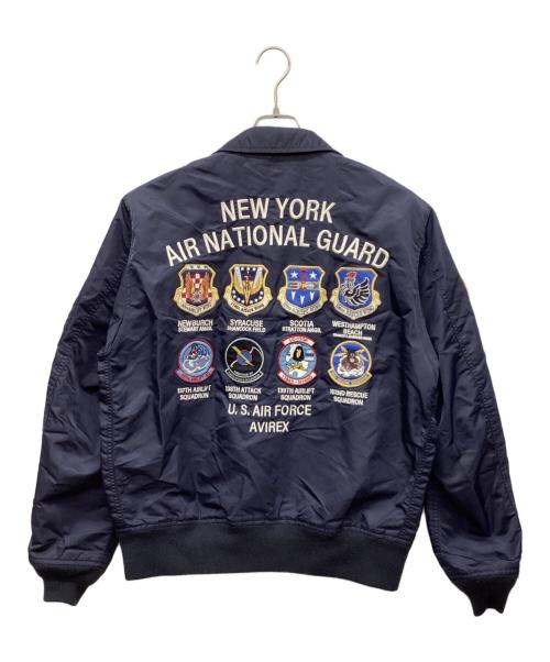 AVIREX（アヴィレックス）AVIREX (アヴィレックス) CWU-36P NEW YORK AIR NATIONAL GUARD ネイビー サイズ:XLの古着・服飾アイテム