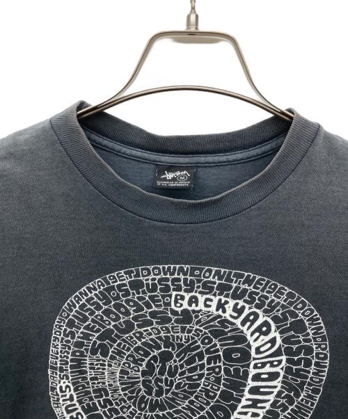 stussy（ステューシー）stussy (ステューシー) プリントTシャツ ブラック サイズ:Mの古着・服飾アイテム