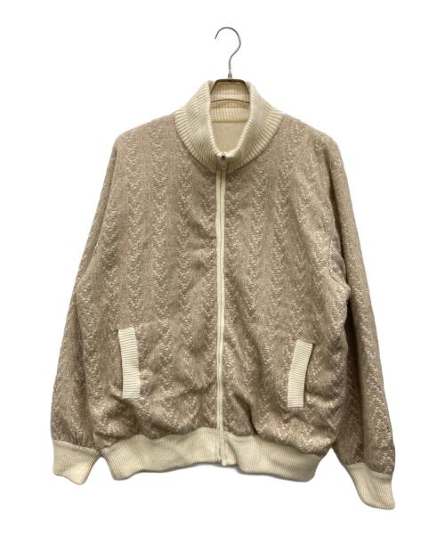 OLD TOWER（オールドタワー）OLD TOWER (オールドタワー) カシミヤカーディガン ベージュ サイズ:50の古着・服飾アイテム
