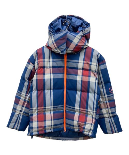 adidas（アディダス）adidas (アディダス) STELLA McCARTNEY (ステラマッカートニー) 中綿チェックジャケット ネイビー サイズ:Sの古着・服飾アイテム