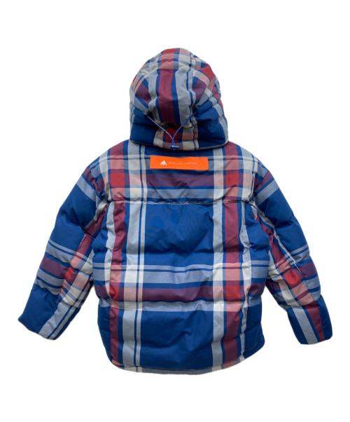 adidas（アディダス）adidas (アディダス) STELLA McCARTNEY (ステラマッカートニー) 中綿チェックジャケット ネイビー サイズ:Sの古着・服飾アイテム