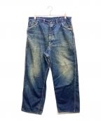 big macビッグマック）の古着「ペインターデニムパンツ」｜インディゴ