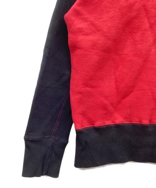 SETA sportswear（セタ スポーツウエア）SETA sportswear (セタ スポーツウエア) 2トーン両Vスウェット レッド サイズ:LARGEの古着・服飾アイテム