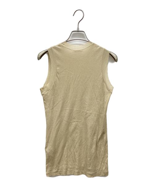 AURALEE（オーラリー）AURALEE (オーラリー) GIZA SUPER HIGH GAUGE SHEER RIB TANK ベージュ サイズ:1の古着・服飾アイテム
